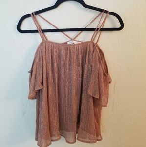 NWOT Lush Off The Shoulder Top